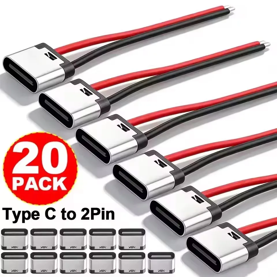 Usb Hub - 5-20 pièces, câble de rallonge USB-C