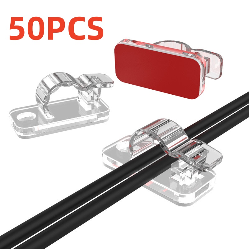Cable Organizer - 10/50 pièces de clips organisateurs de