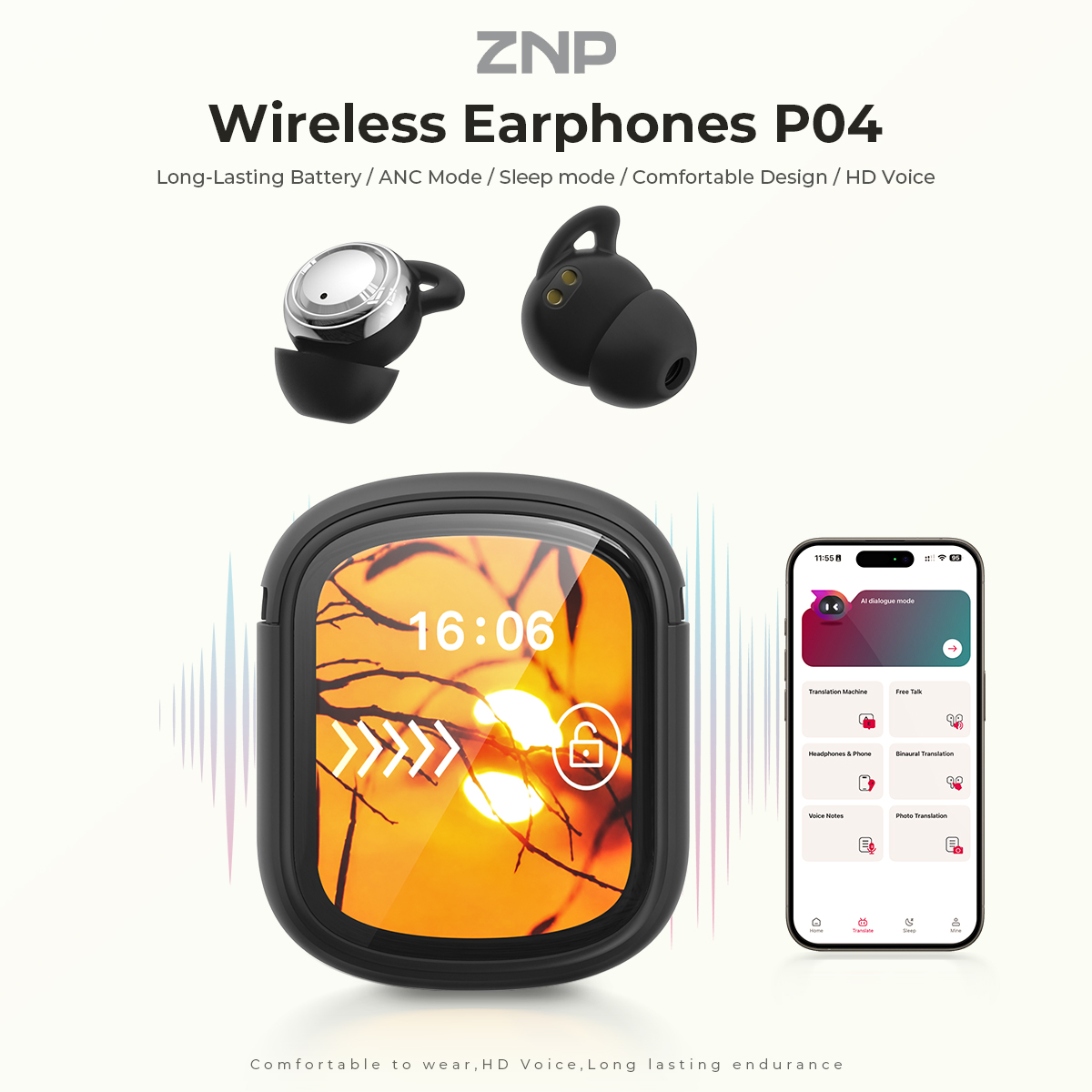 Écouteurs ZNP P04 pour l'aide  - Headphones Wireless avis et prix
